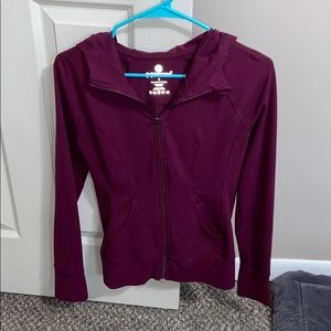 Plum Zip Up
